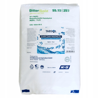 Kúpeľová soľ Tabsol Magnesium Sulfate 25 kg